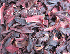 Earth Alkemie's hibiscus close up
